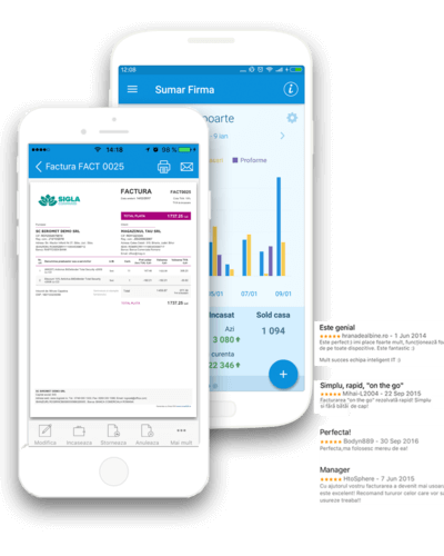 android ios aplicatii smartbill program facturare